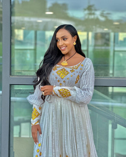 Gorgeous Habesha Dress Handwoven Habesha Kemis Modern Habesha Libs Eritrean Dress ሀበሻ ቀሚስ ሀበሻ ልብስ
