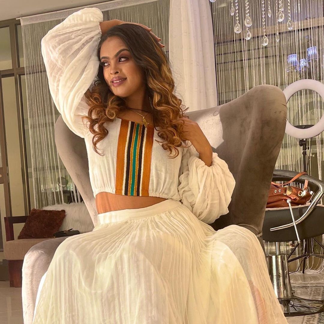 Beautiful Traditional Ethiopian Dress Simple Habesha Dress Handwoven Habesha Kemis Modern Habesha Libs Eritrean Dress ሀበሻ ቀሚስ ሀበሻ ልብስ