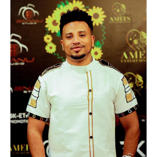 Handwoven Habesha Shirt For Men Ethiopian Cloth Exquisite Habesha shirt Habesha Libs ሀበሻ