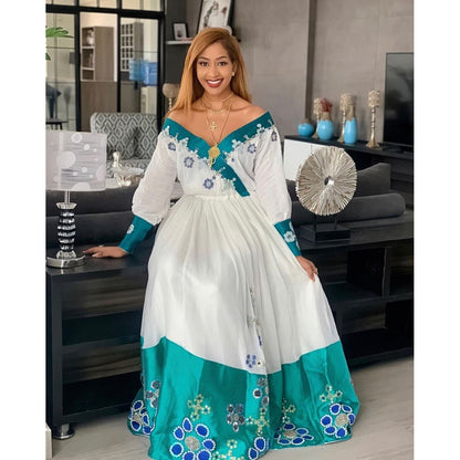 Modern Habesha Dress Handwoven Habesha Kemis Beautiful Habesha Libs Eritrean Dress ሀበሻ ቀሚስ ሀበሻ ልብስ