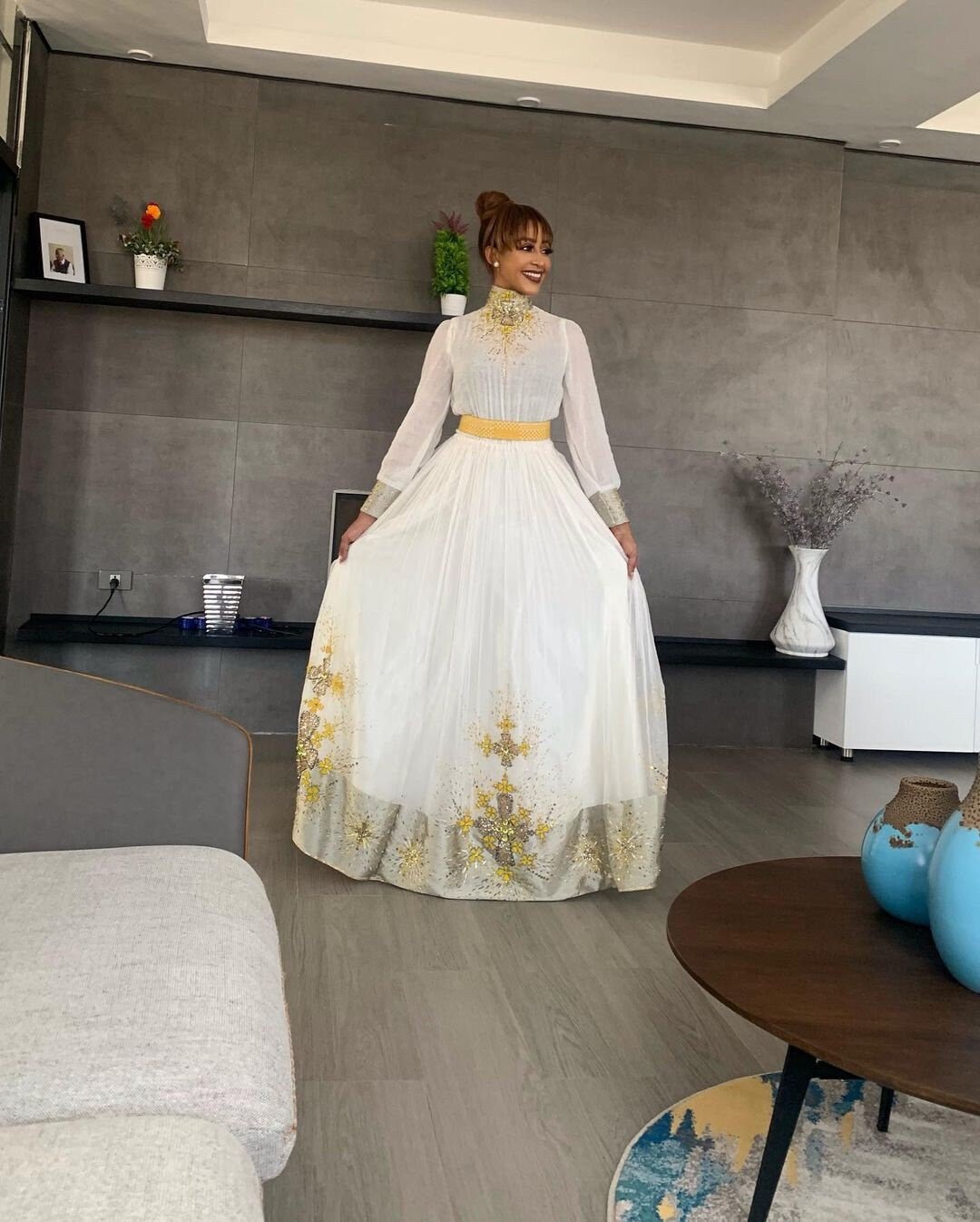 Classy Habesha Dress Handwoven Habesha Kemis Beautiful Habesha Libs Eritrean Dress ሀበሻ ቀሚስ ሀበሻ ልብስ