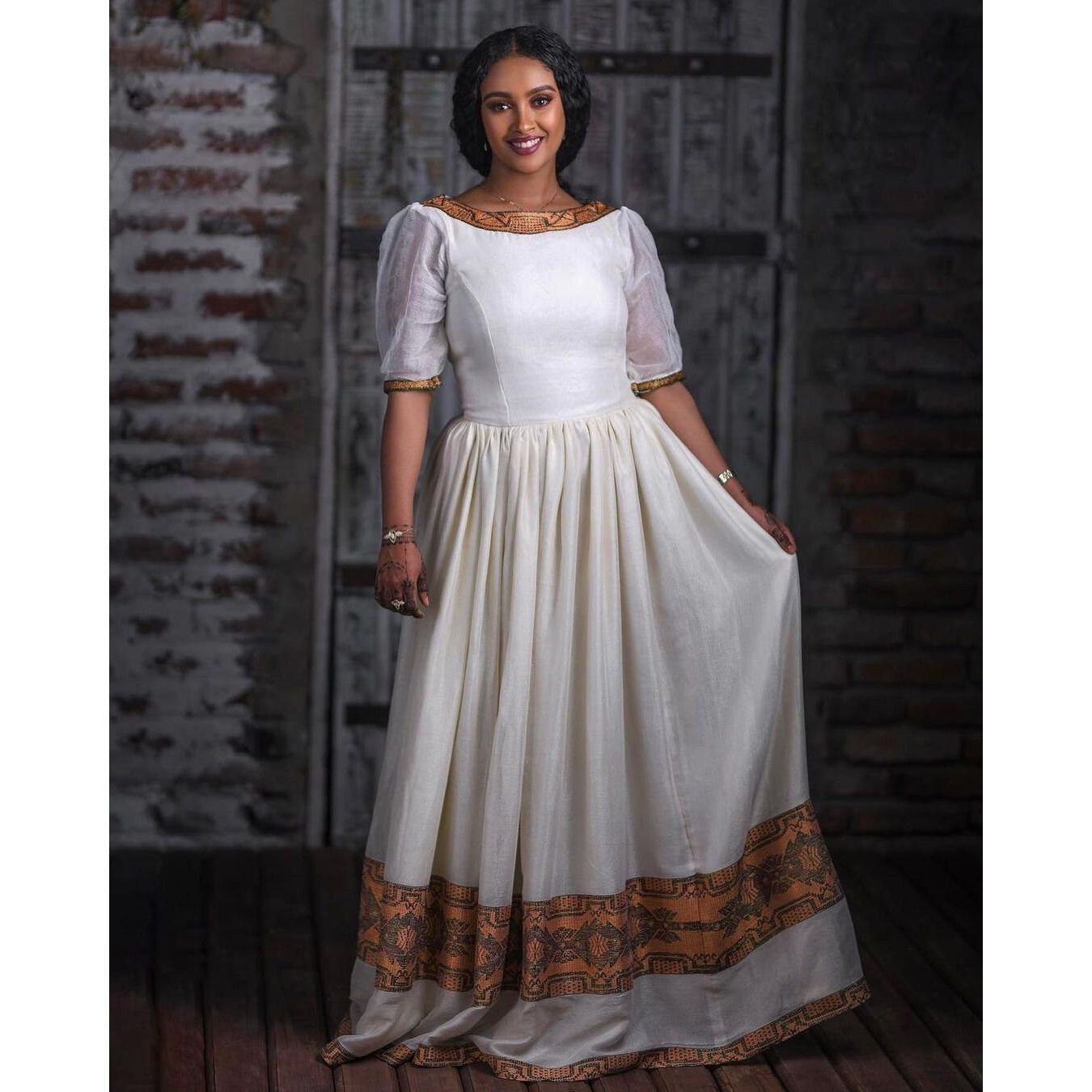 Handwoven Habesha Dress Modern Habesha Dress For Ethiopian New Year Eritrean Dress ሀበሻ ቀሚስ ሀበሻ ልብስ