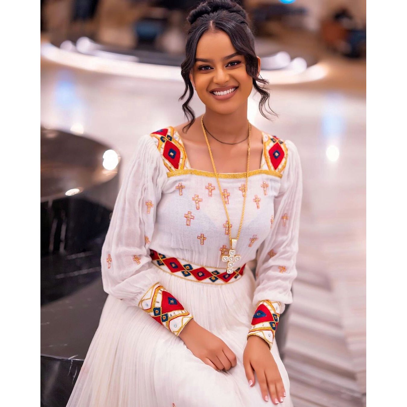 Beautiful Habesha Dress Handwoven Habesha Kemis Modern Traditional Dress Eritrean Dress ሀበሻ ቀሚስ ሀበሻ ልብስ
