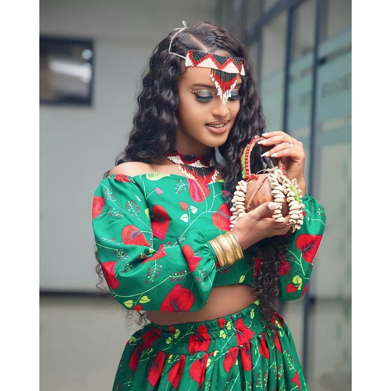Oromo Dress Shoa Oromo Dress With Accessories Habesha Dress ሀበሻ ቀሚስ ሀበሻ ልብስ
