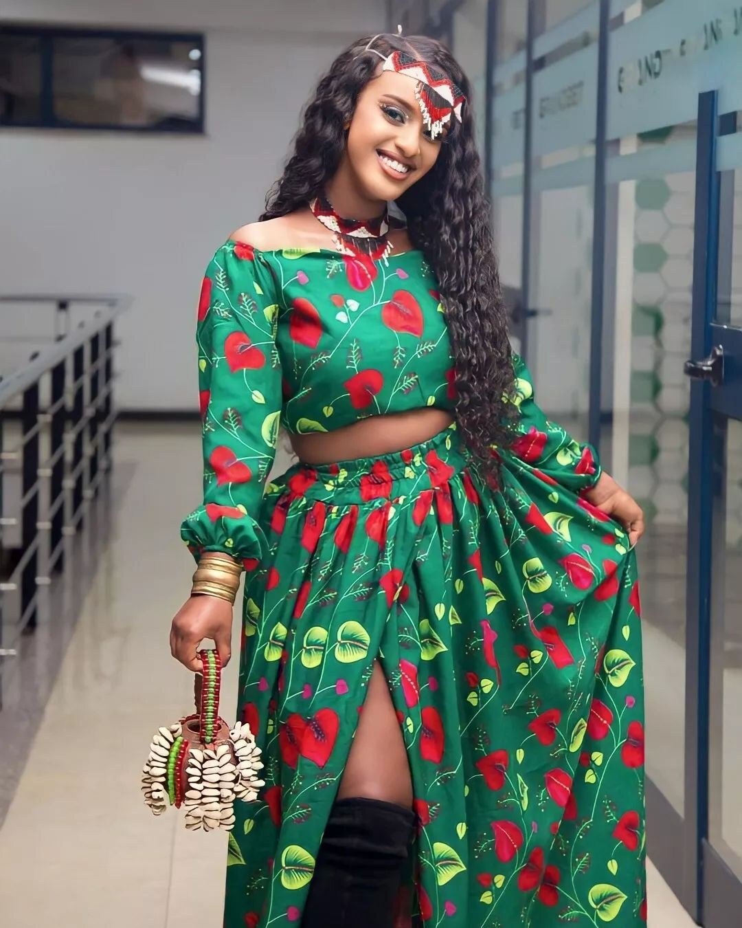 Oromo Dress Shoa Oromo Dress With Accessories Habesha Dress ሀበሻ ቀሚስ ሀበሻ ልብስ