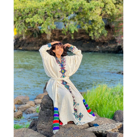 Ethiopian Traditional Habesha Kemis Handwoven Habesha Libs Modern Habesha Dress Eritrean Dress ሀበሻ ቀሚስ ሀበሻ ልብስ