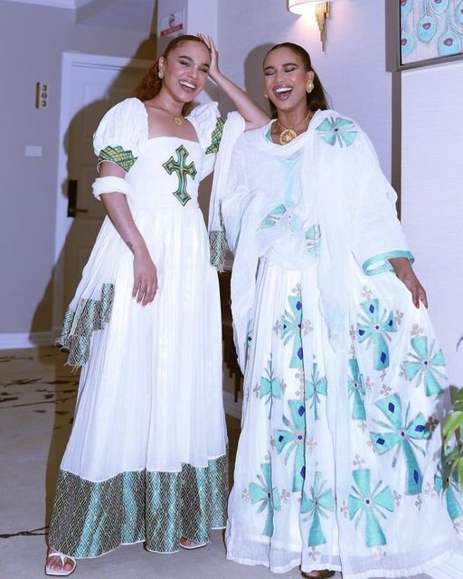 Simple Habesha Kemis For New Year Handwoven Habesha Libs Modern Habesha Dress Eritrean Dress ሀበሻ ቀሚስ ሀበሻ ልብስ