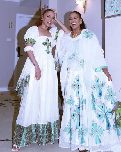 Simple Habesha Kemis For New Year Handwoven Habesha Libs Modern Habesha Dress Eritrean Dress ሀበሻ ቀሚስ ሀበሻ ልብስ