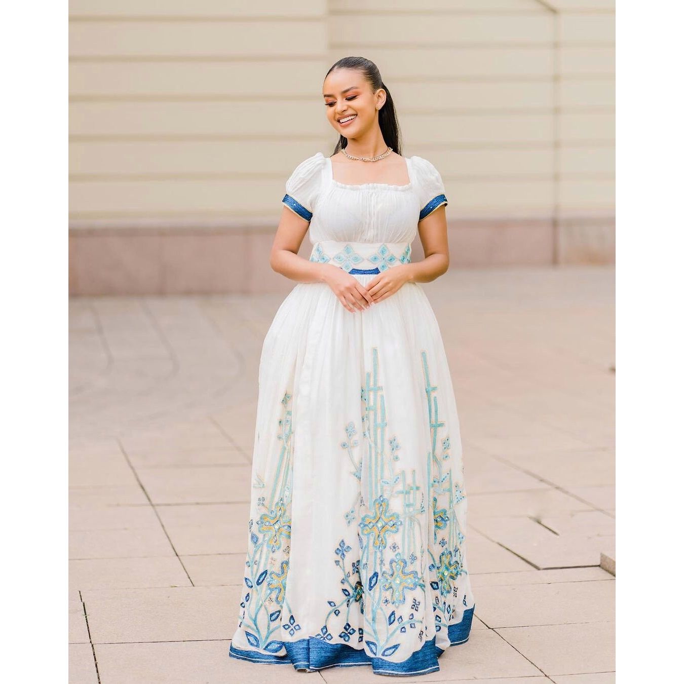 Modern Habesha Dress Handwoven Habesha Kemis Simple Habesha Libs Eritrean Dress ሀበሻ ቀሚስ ሀበሻ ልብስ