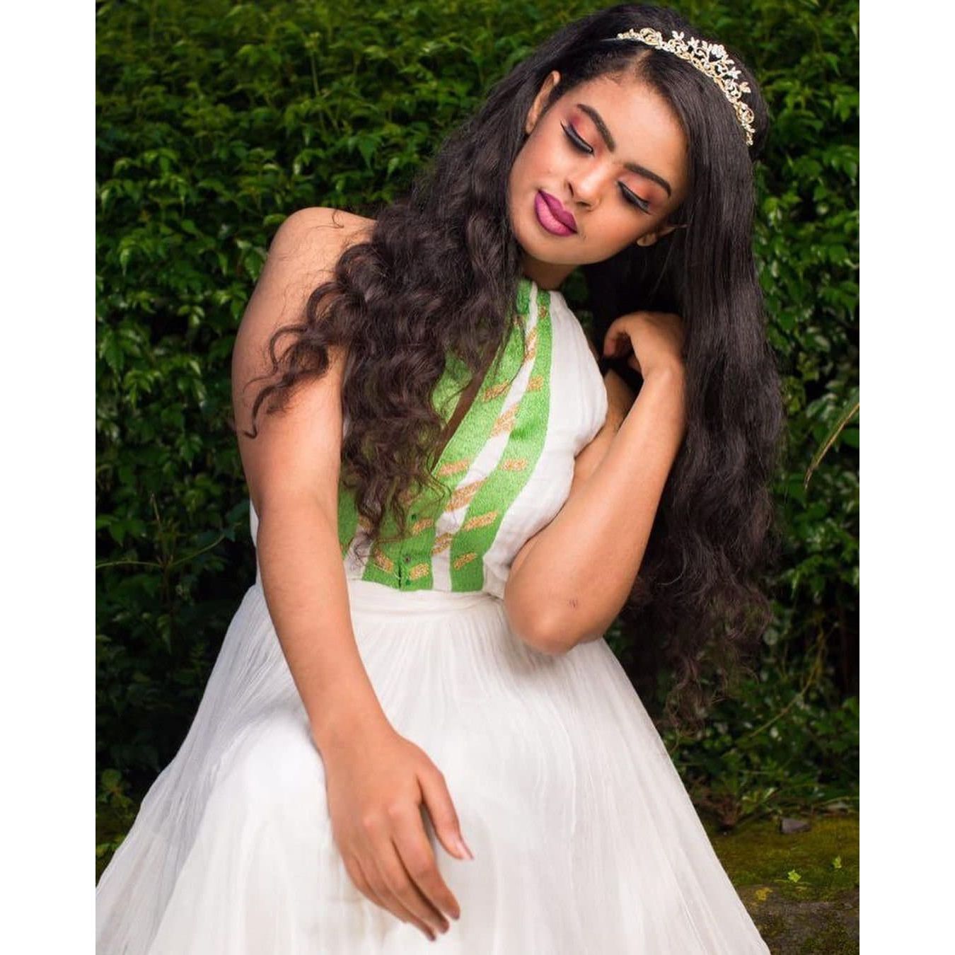 Beautiful Habesha Dress For New Year Habesha Kemis Simple Habesha Libs Eritrean Dress ሀበሻ ቀሚስ ሀበሻ ልብስ