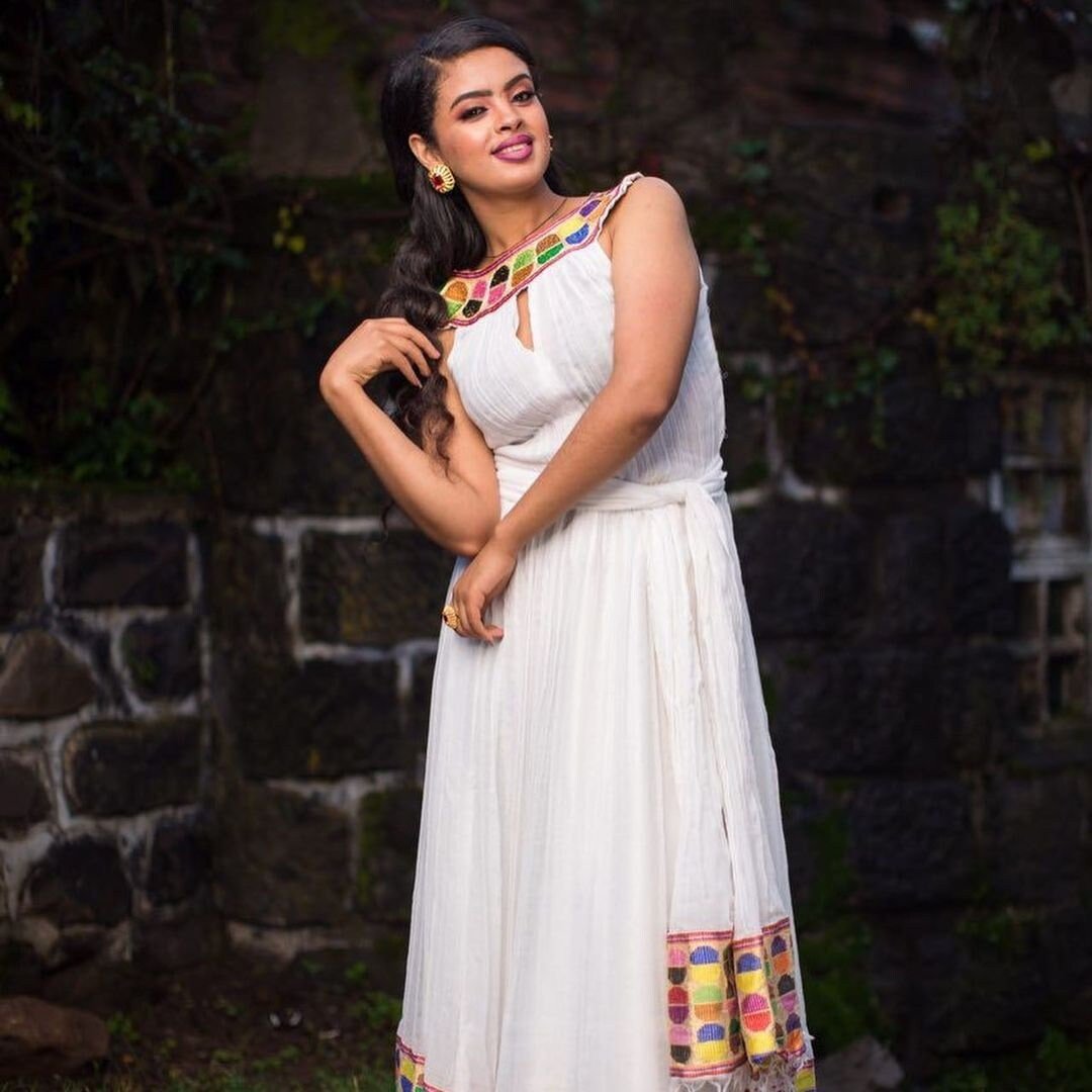 Modern Habesha Dress Handwoven Habesha Kemis Simple Habesha Libs Eritrean Dress ሀበሻ ቀሚስ ሀበሻ ልብስ