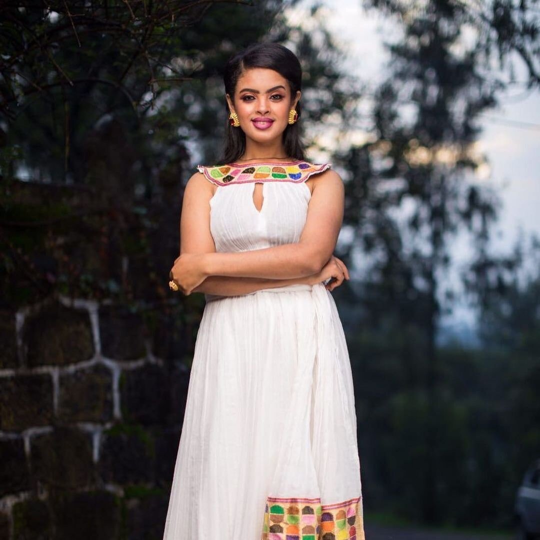 Modern Habesha Dress Handwoven Habesha Kemis Simple Habesha Libs Eritrean Dress ሀበሻ ቀሚስ ሀበሻ ልብስ