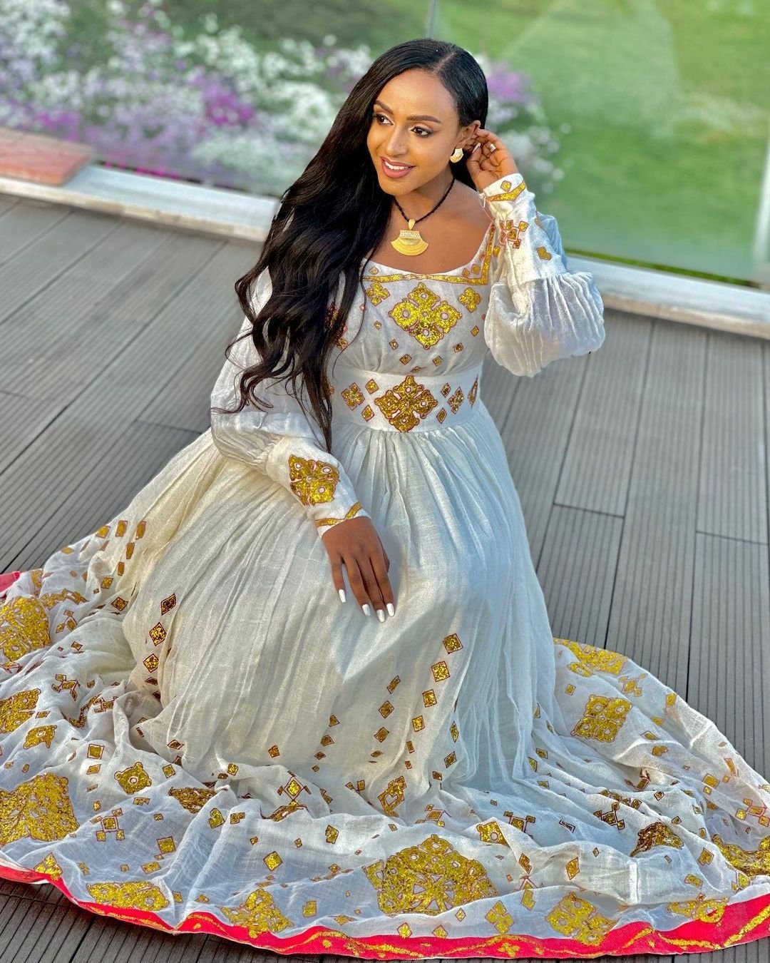 Gorgeous Habesha Dress Handwoven Habesha Kemis Modern Habesha Libs Eritrean Dress ሀበሻ ቀሚስ ሀበሻ ልብስ