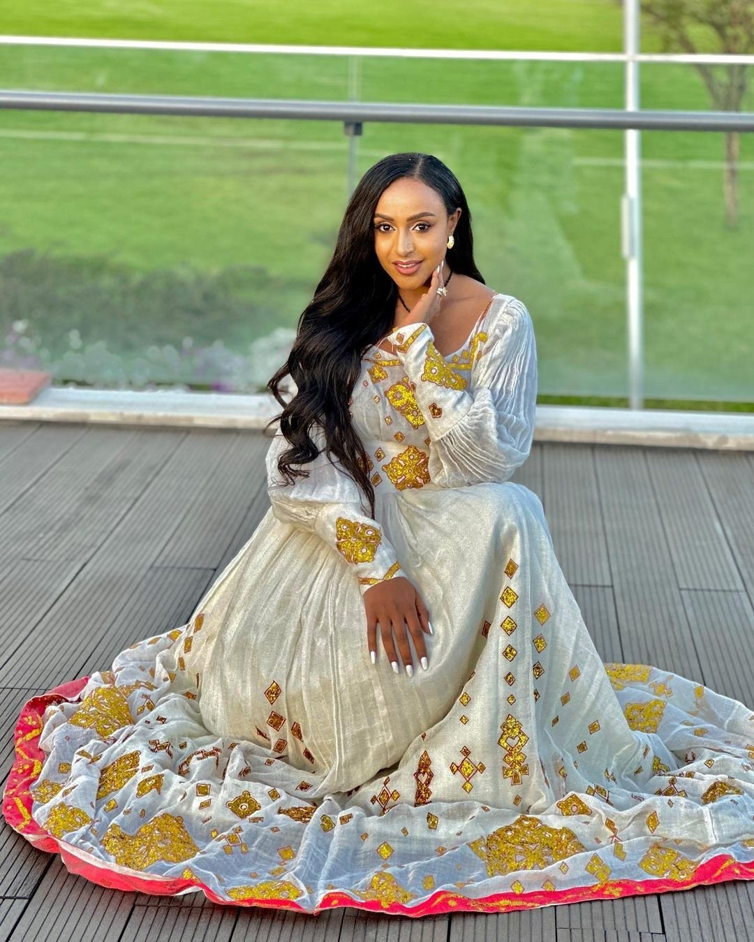 Gorgeous Habesha Dress Handwoven Habesha Kemis Modern Habesha Libs Eritrean Dress ሀበሻ ቀሚስ ሀበሻ ልብስ