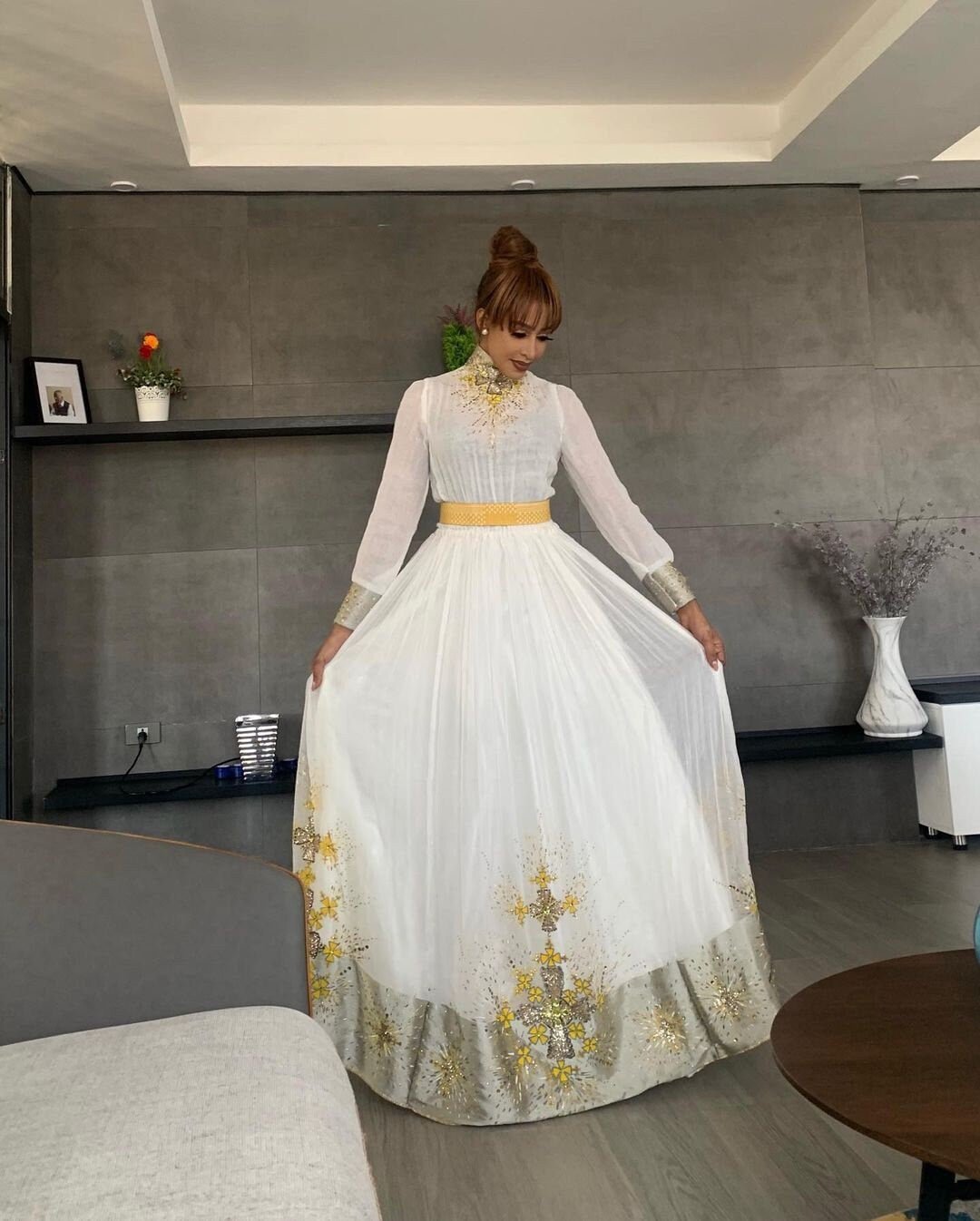 Classy Habesha Dress Handwoven Habesha Kemis Beautiful Habesha Libs Eritrean Dress ሀበሻ ቀሚስ ሀበሻ ልብስ