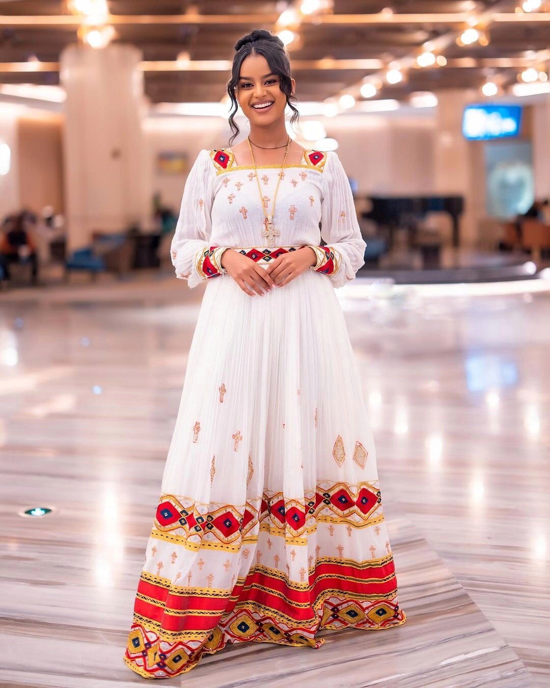 Beautiful Habesha Dress Handwoven Habesha Kemis Modern Traditional Dress Eritrean Dress ሀበሻ ቀሚስ ሀበሻ ልብስ