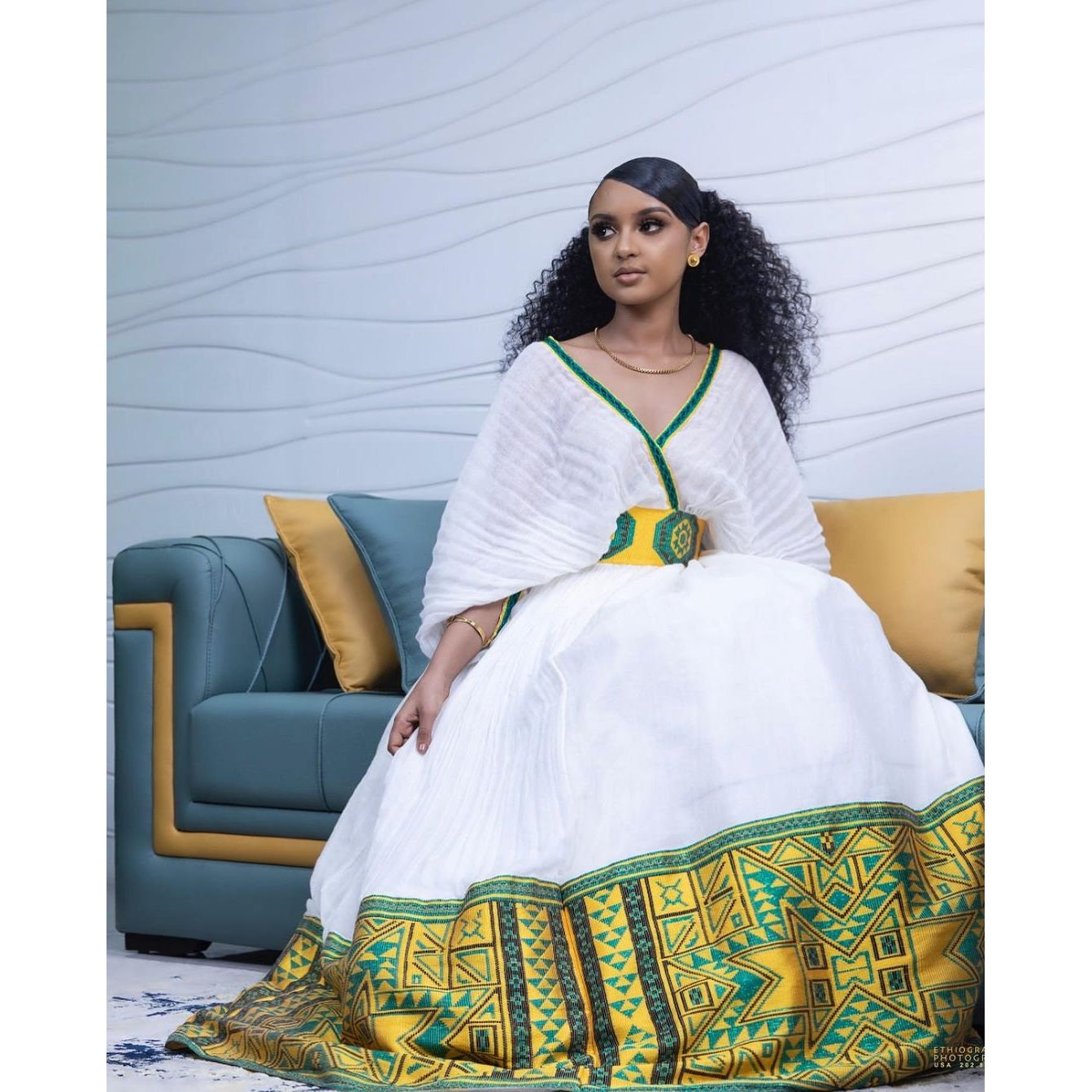 Elegant Habesha Dress Ethiopian Traditional Dress Handwoven Habesha Libs Modern Habesha Kemis Eritrean Dress ሀበሻ ቀሚስ ሀበሻ ልብስ