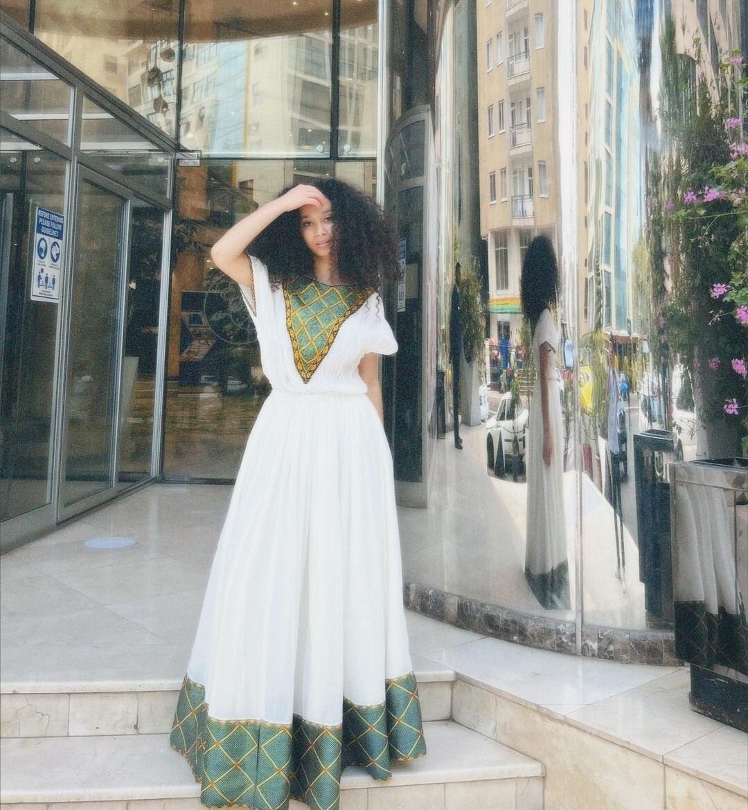 Modern Habesha Dress Ethiopian Traditional Dress Handwoven Habesha Libs Modern Habesha Kemis Eritrean Dress ሀበሻ ቀሚስ ሀበሻ ልብስ