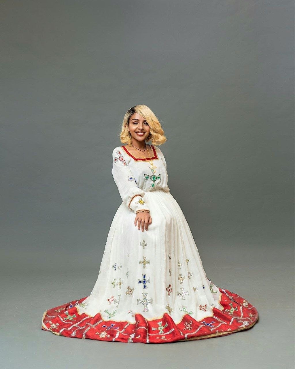 Gorgeous Habesha Kemis Handwoven Habesha Libs Modern Habesha Dress Eritrean Dress ሀበሻ ቀሚስ ሀበሻ ልብስ