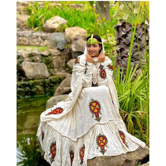 Ethiopian Dress Ethiopian Traditional Dress Habesha Dress Handwoven Dress Habesha Libs Modern Habesha Kemis Eritrean Dress ሀበሻ ቀሚስ ሀበሻ ልብስ