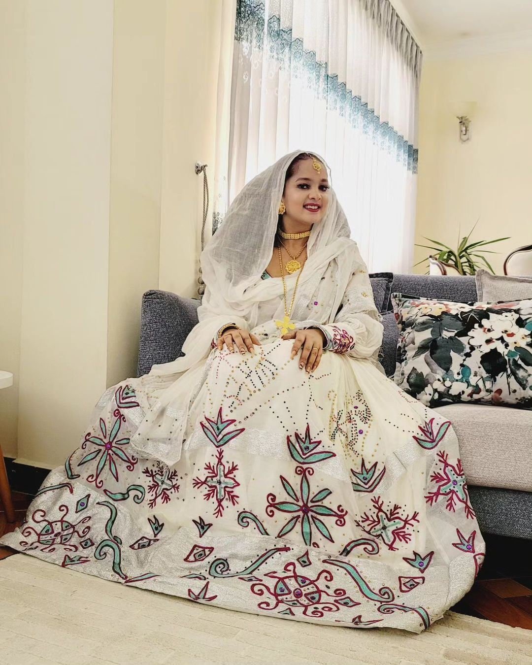 Modern Ethiopian Dress Ethiopian Traditional Dress Womens Dress Habesha Dress Modern Habesha Kemis Eritrean Dress ሀበሻ ቀሚስ ሀበሻ ልብስ