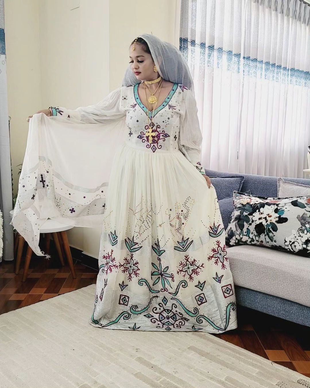 Modern Ethiopian Dress Ethiopian Traditional Dress Womens Dress Habesha Dress Modern Habesha Kemis Eritrean Dress ሀበሻ ቀሚስ ሀበሻ ልብስ
