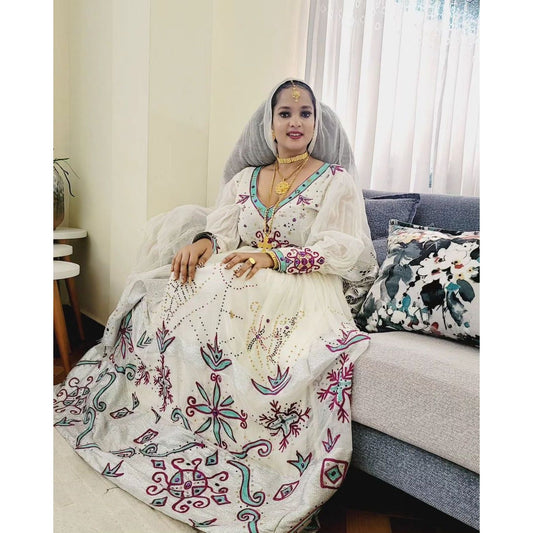 Modern Ethiopian Dress Ethiopian Traditional Dress Womens Dress Habesha Dress Modern Habesha Kemis Eritrean Dress ሀበሻ ቀሚስ ሀበሻ ልብስ