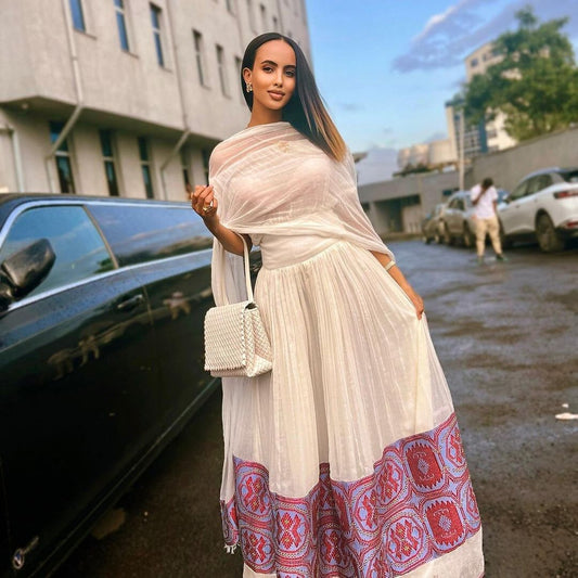 Simple Habesha Dress Ethiopian Dress Ethiopian Traditional Dress Womens Dress Modern Habesha Kemis Eritrean Dress ሀበሻ ቀሚስ ሀበሻ ልብስ