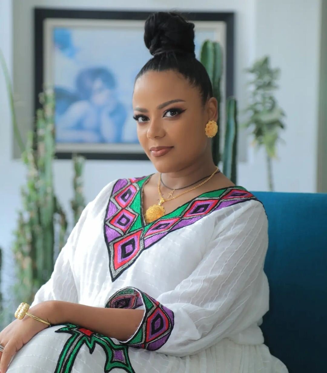 Modern Dress Ethiopian Dress Beautiful Habesha Dress Women's Dress Habesha Kemis Eritrean Dress ሀበሻ ቀሚስ ሀበሻ ልብስ
