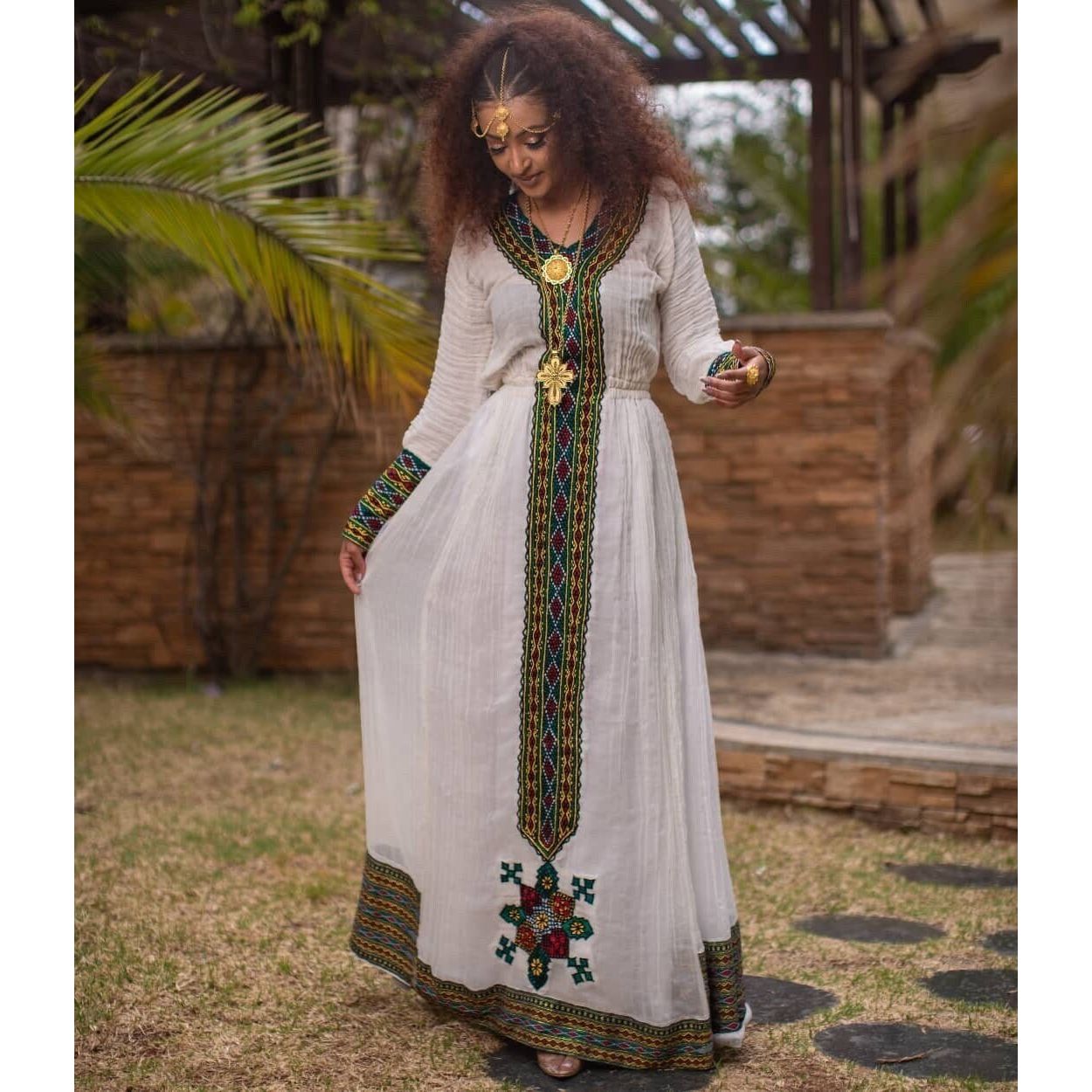 Ethiopian Traditional Dress Habesha Dress Ethiopian Dress Women's Dress Habesha Kemis Eritrean Dress Women's Style ሀበሻ ቀሚስ ሀበሻ ልብስ