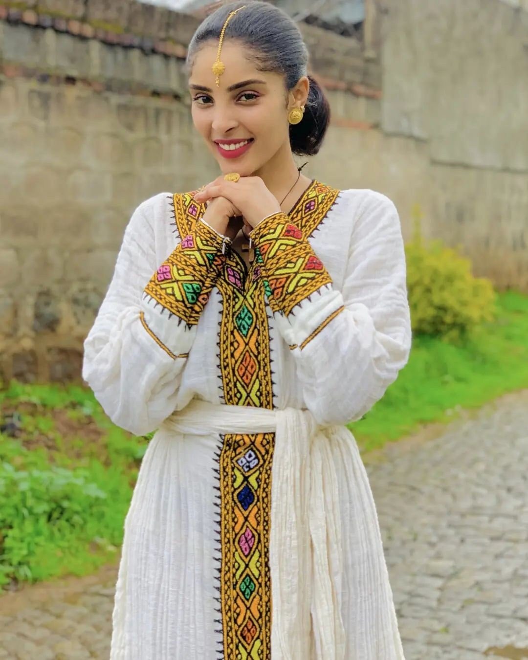 Bright Ethiopian Dress Habesha Dress Women's Dress Habesha Kemis Eritrean Dress Women's Style ሀበሻ ቀሚስ ሀበሻ ልብስ