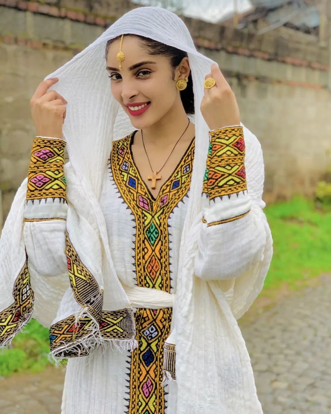 Bright Ethiopian Dress Habesha Dress Women's Dress Habesha Kemis Eritrean Dress Women's Style ሀበሻ ቀሚስ ሀበሻ ልብስ