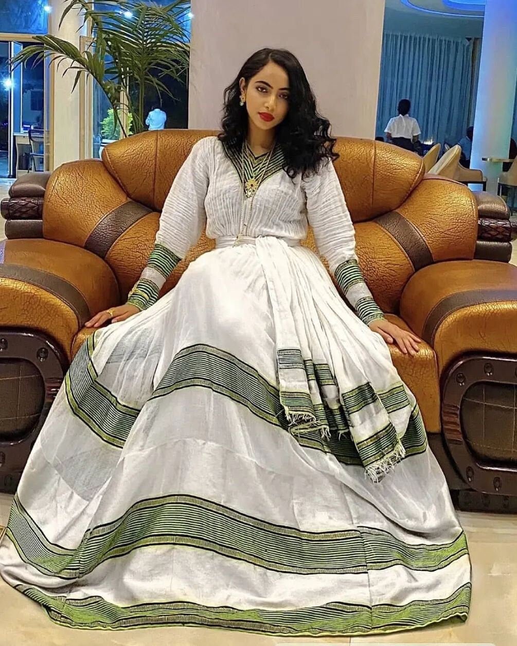 Gorgeous Ethiopian Dress Habesha Dress Women's Dress Habesha Kemis Eritrean Dress Women's Style ሀበሻ ቀሚስ ሀበሻ ልብስ