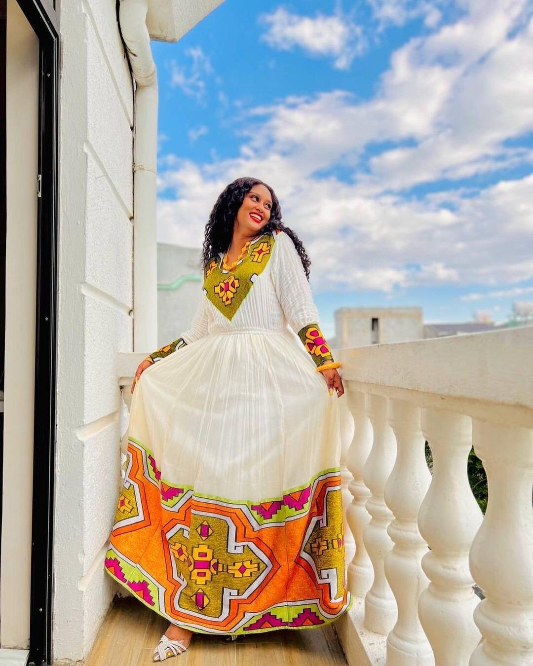 Modern Ethiopian Dress Simple Habesha Dress Women's Dress Habesha Kemis Eritrean Dress Women's Style ሀበሻ ቀሚስ ሀበሻ ልብስ