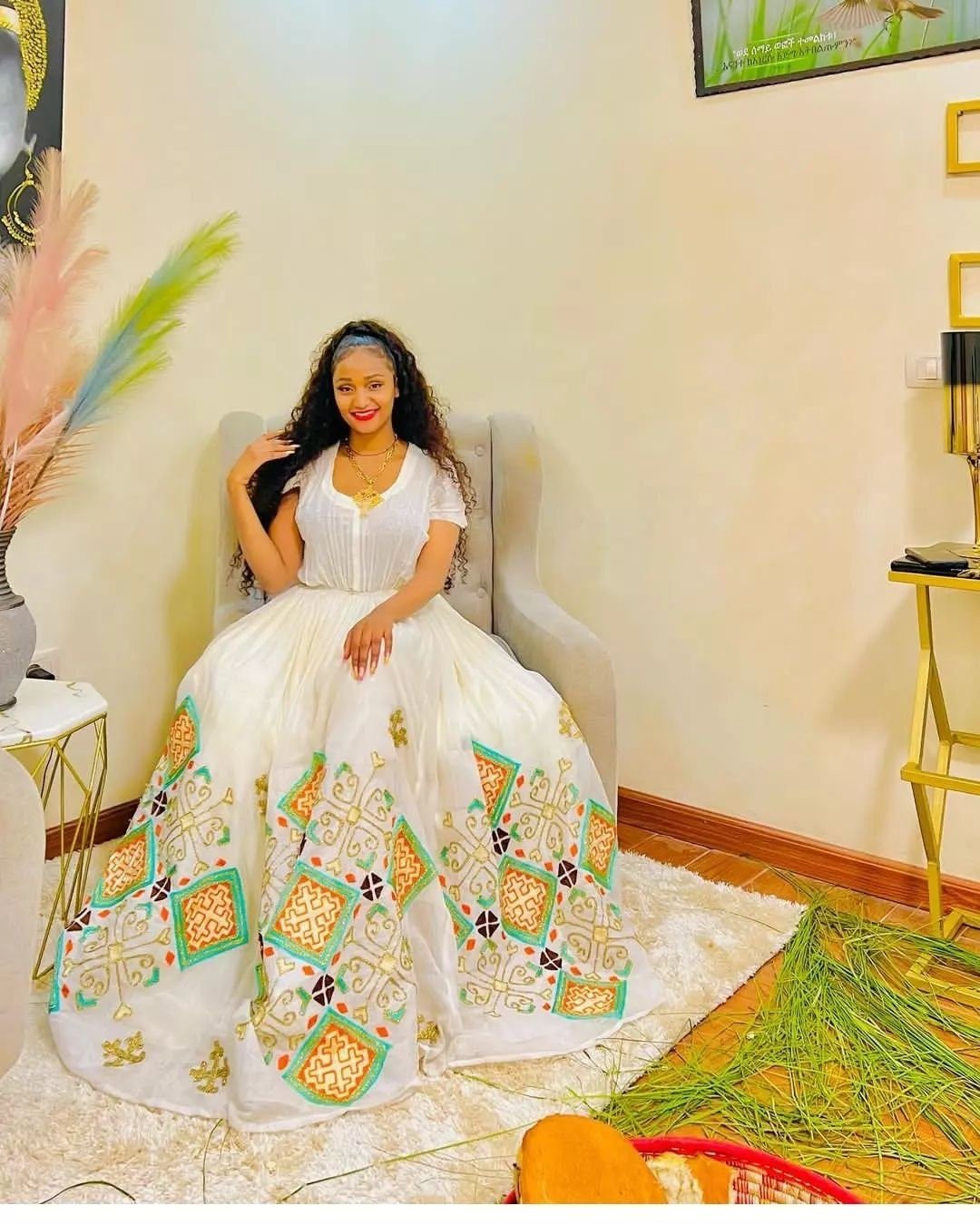 Gorgeous Habesha Dress Ethiopian Traditional Dress Handwoven Habesha Libs Modern Habesha Kemis Eritrean Dress ሀበሻ ቀሚስ ሀበሻ ልብስ