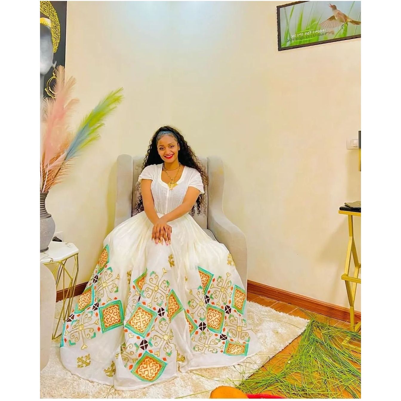 Gorgeous Habesha Dress Ethiopian Traditional Dress Handwoven Habesha Libs Modern Habesha Kemis Eritrean Dress ሀበሻ ቀሚስ ሀበሻ ልብስ