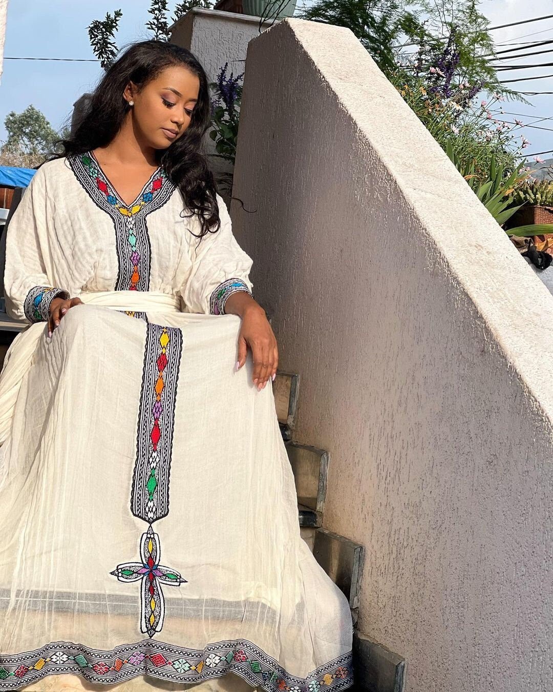 Ethiopian Dress Modern Dress Beautiful Habesha Dress Womens Dress Modern Habesha Kemis Eritrean Dress ሀበሻ ቀሚስ ሀበሻ ልብስ