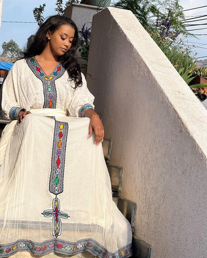 Ethiopian Dress Modern Dress Beautiful Habesha Dress Womens Dress Modern Habesha Kemis Eritrean Dress ሀበሻ ቀሚስ ሀበሻ ልብስ