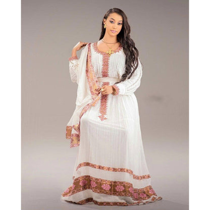 Simple Habesha Dress Ethiopian Dress Beautiful Habesha Dress Womens Dress Habesha Kemis Eritrean Dress ሀበሻ ቀሚስ ሀበሻ ልብስ