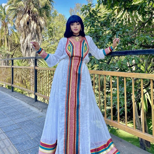 Unique Ethiopian Dress Women's Dress Habesha Dress Habesha Kemis Eritrean Dress Women's Style ሀበሻ ቀሚስ ሀበሻ ልብስ