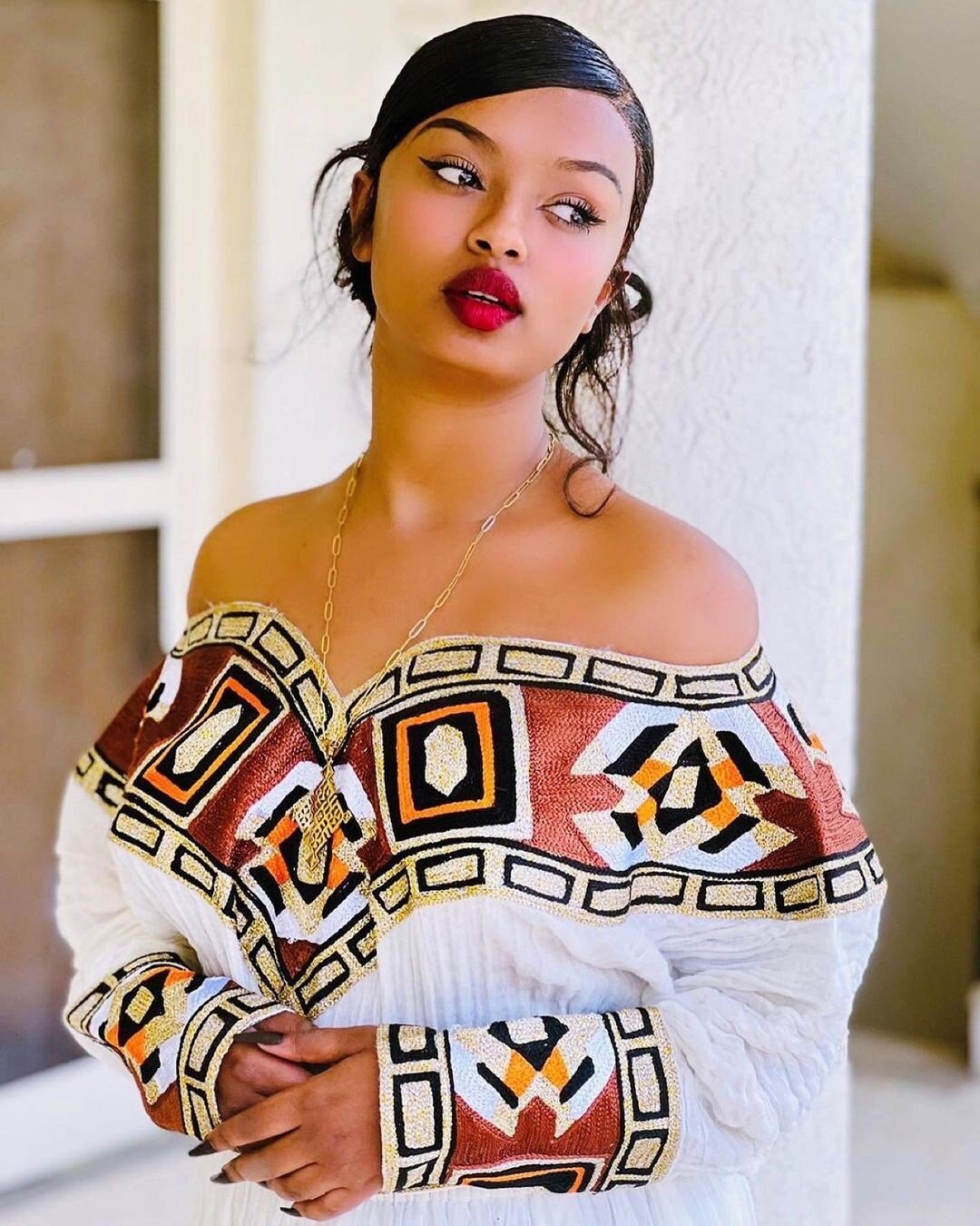 Exquisite Habesha Dress Ethiopian Dress Women's Dress Habesha Kemis Eritrean Dress Women's Style ሀበሻ ቀሚስ ሀበሻ ልብስ