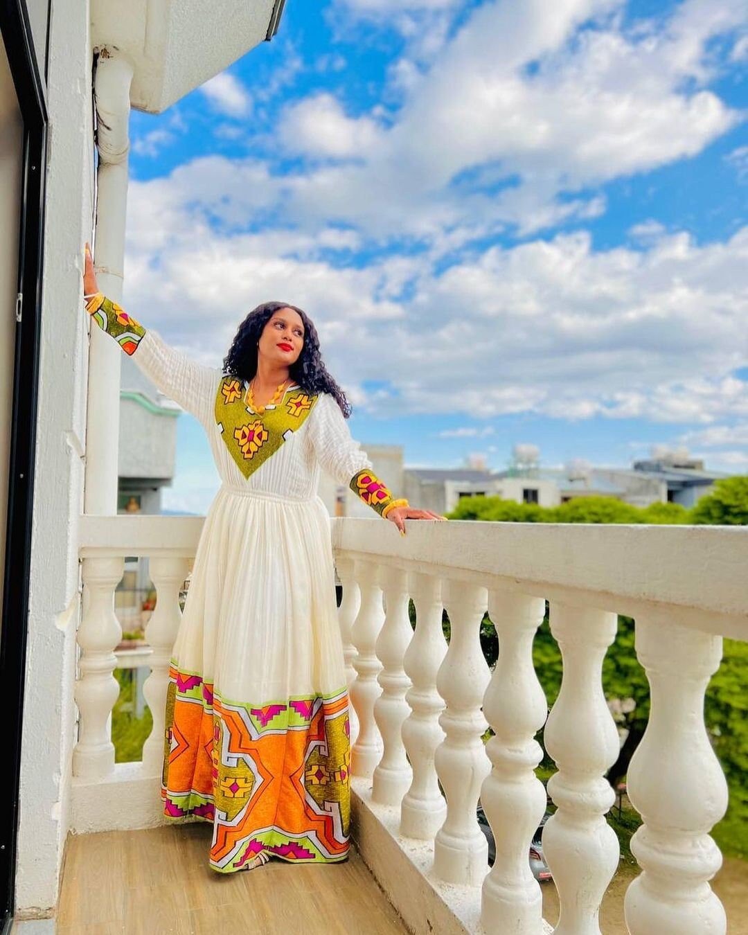 Modern Ethiopian Dress Simple Habesha Dress Women's Dress Habesha Kemis Eritrean Dress Women's Style ሀበሻ ቀሚስ ሀበሻ ልብስ