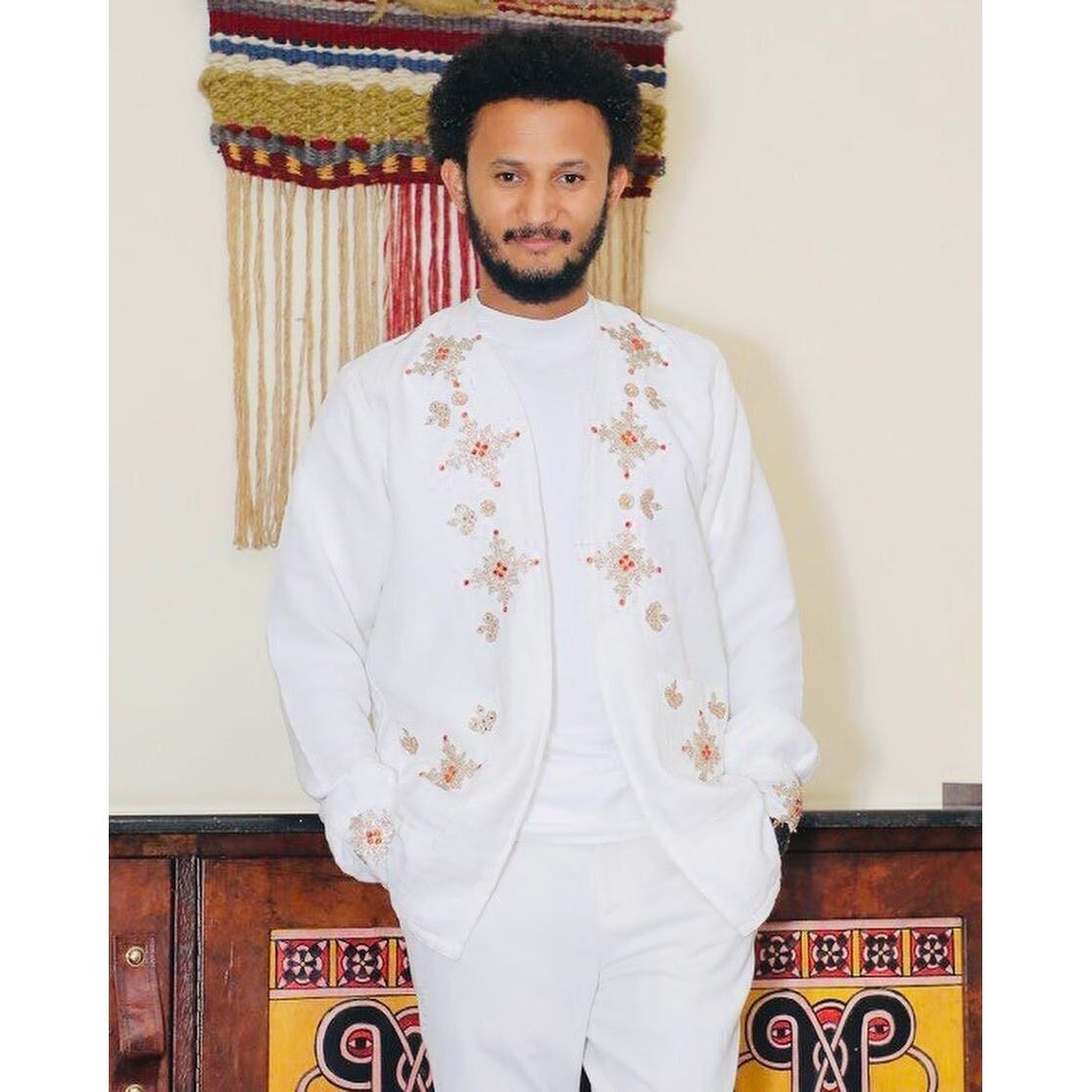 Modern Habesha Shirt for Men Ethiopian Men's Shirt