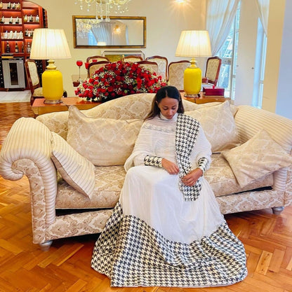Exquisite Design Handwoven Habesha Dress Habesha Libs es0085