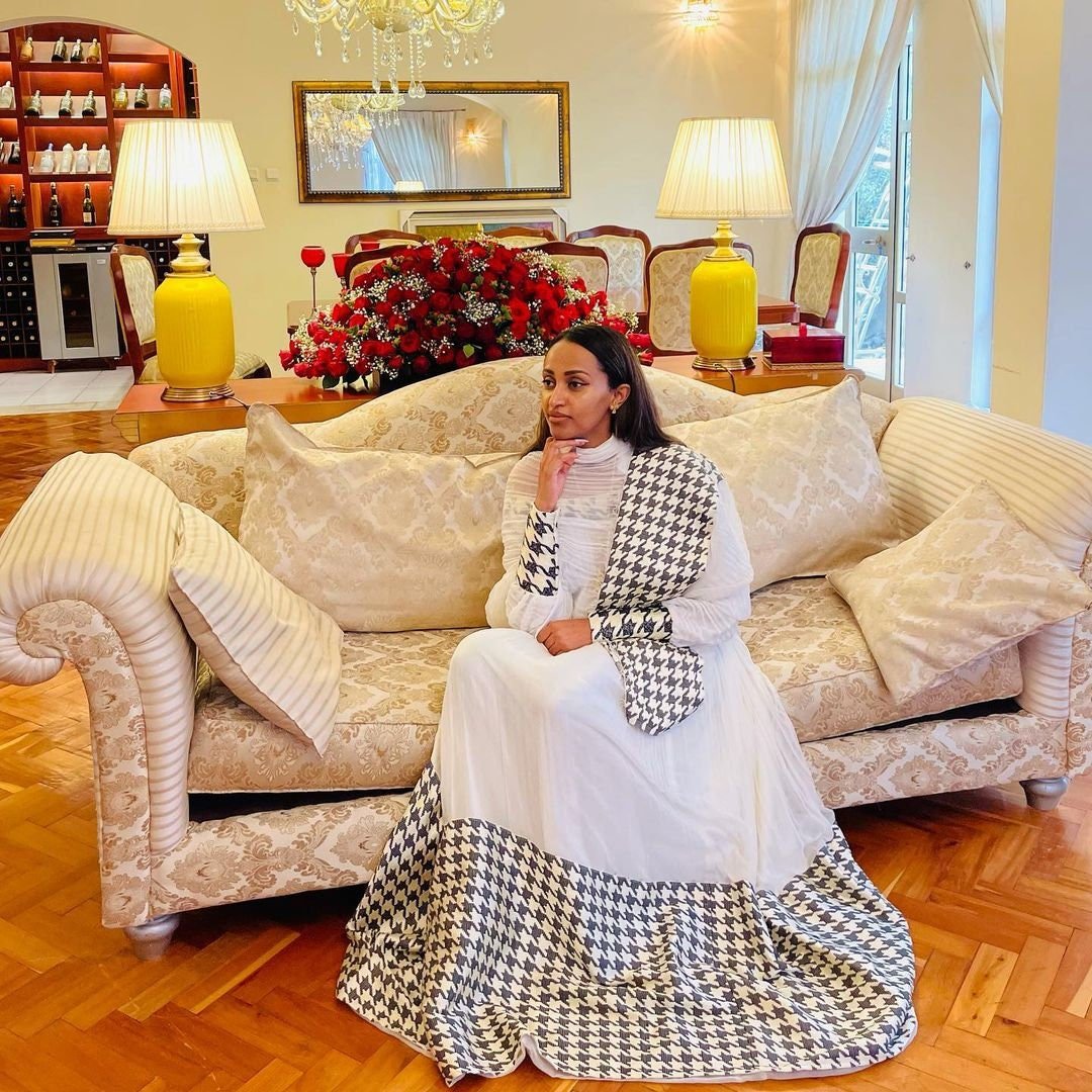 Exquisite Design Handwoven Habesha Dress Habesha Libs es0085