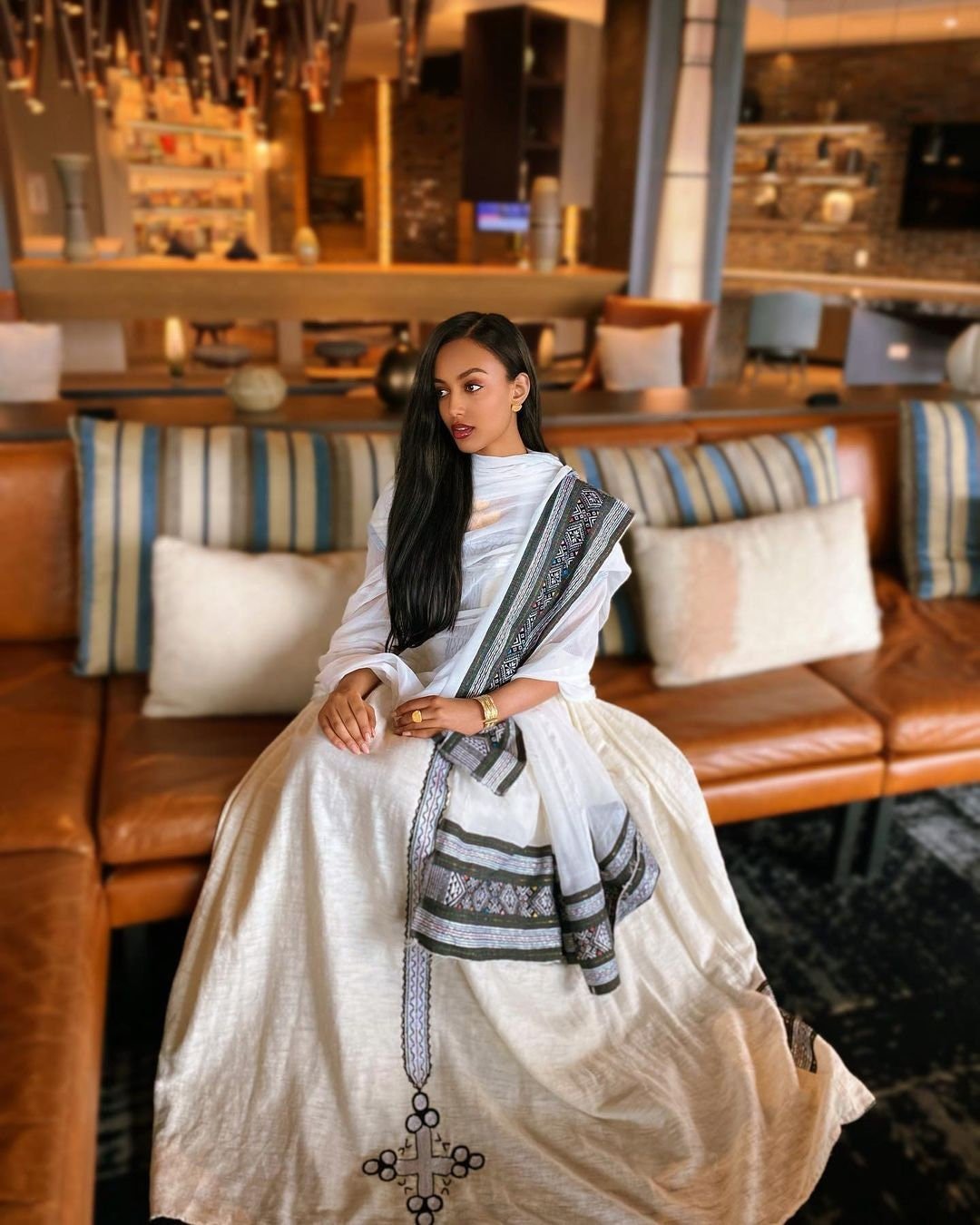 Mesmerizing Pattern Habesha Dress Modern Habesha Kemis Design Habesha Libs es0093