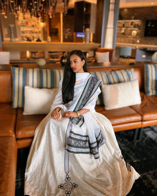 Mesmerizing Pattern Habesha Dress Modern Habesha Kemis Design Habesha Libs es0093