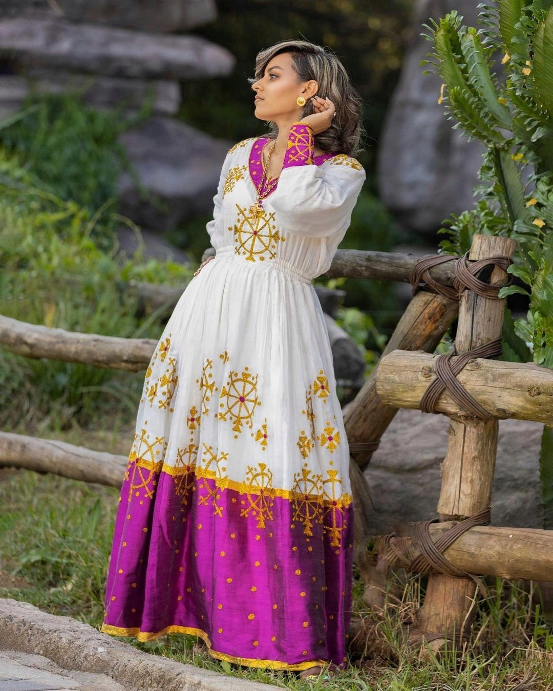 Purple Habesha Dress Design Modern Habesha Kemis Design Habesha Libs es00110