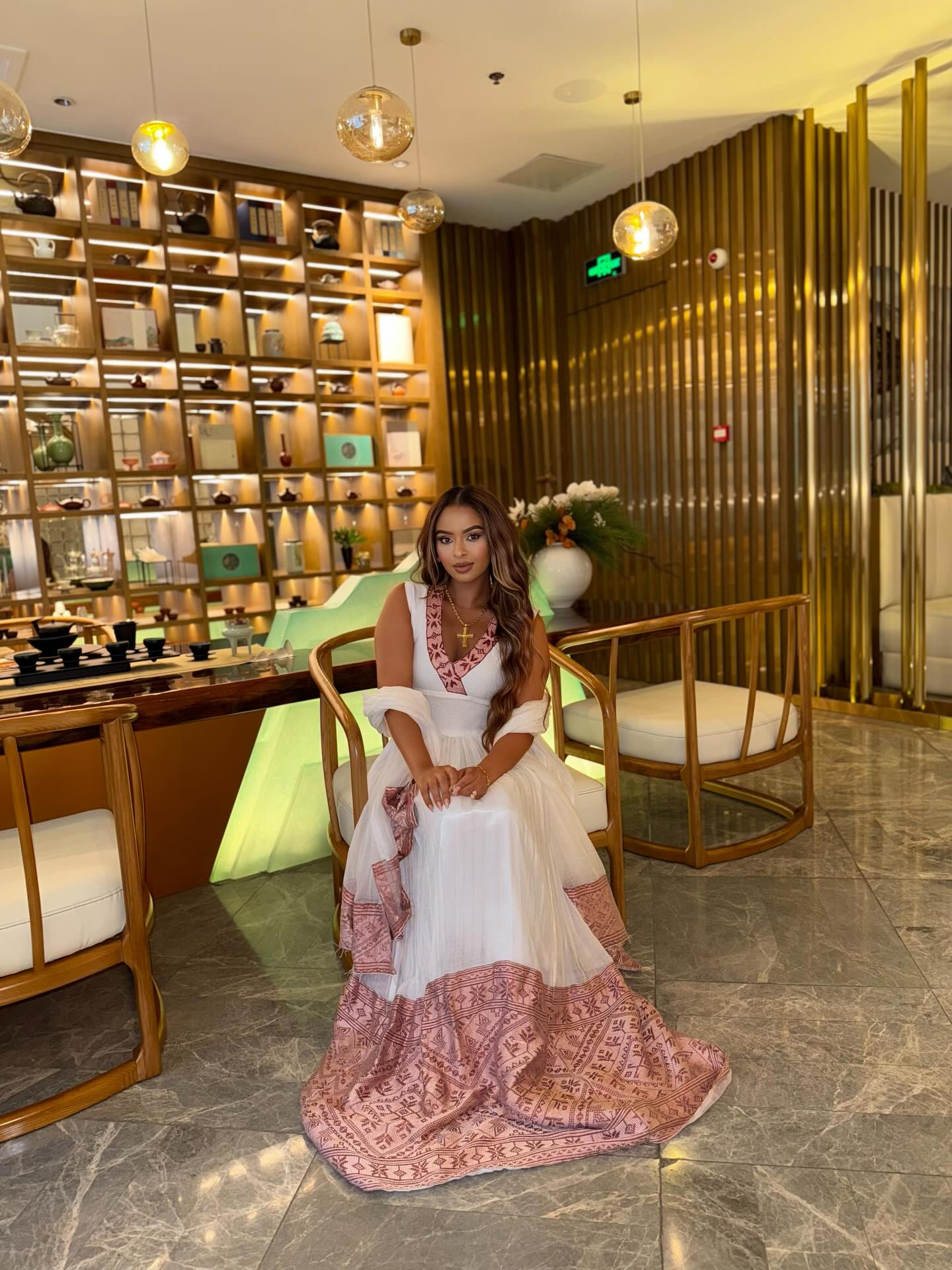 Graceful Habesha Dress A Refined Ethiopian Traditional Dress Design Stylish Habesha Kemis 332