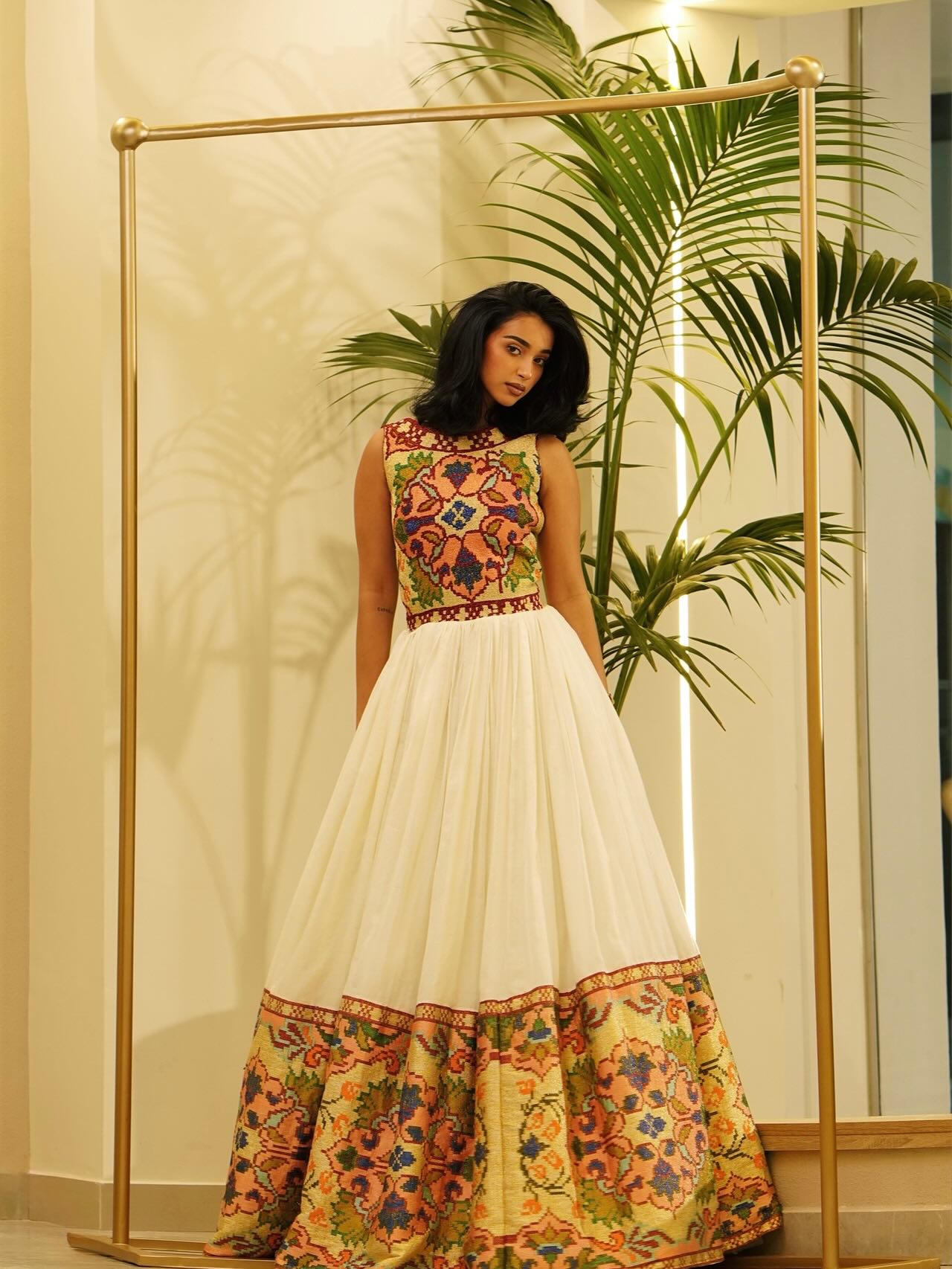 Traditional Ethiopian Dress for Wedding Occasions Graceful Habesha Kemis Luxurious Habesha Dress 520